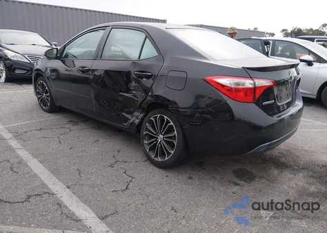 2014 Toyota Corolla S Plus z USA, uszkodzony, nr VIN 5YFBURHE7EP005615